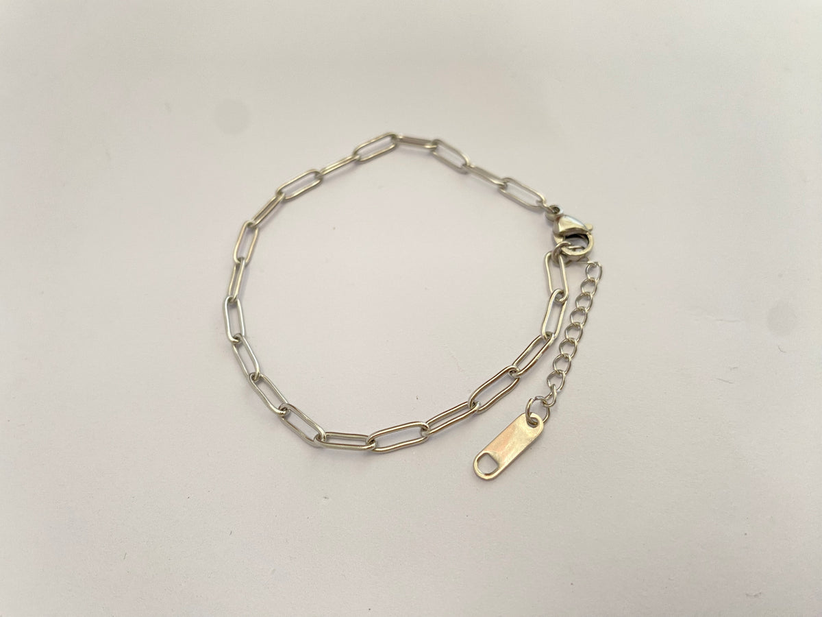 Paperclip Bracelet - Silver