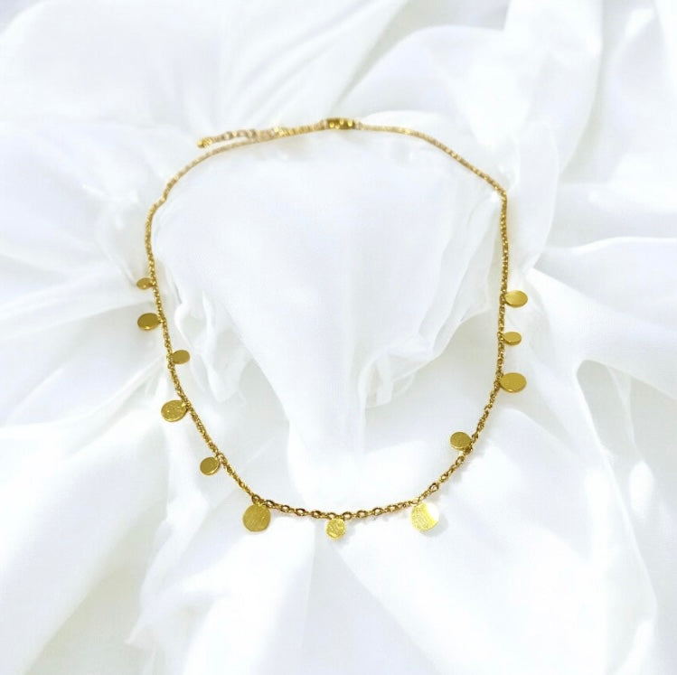 gold stainless steel necklace