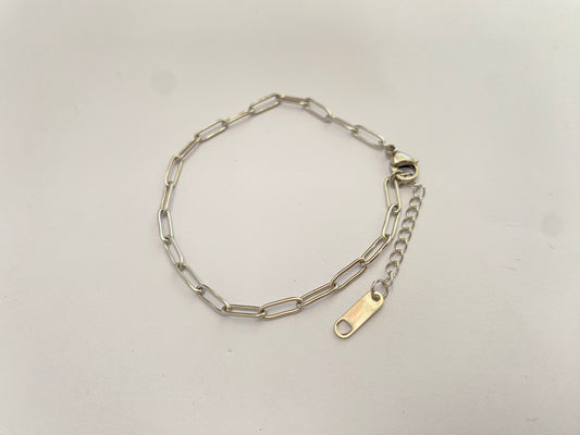 Paperclip Bracelet - Silver