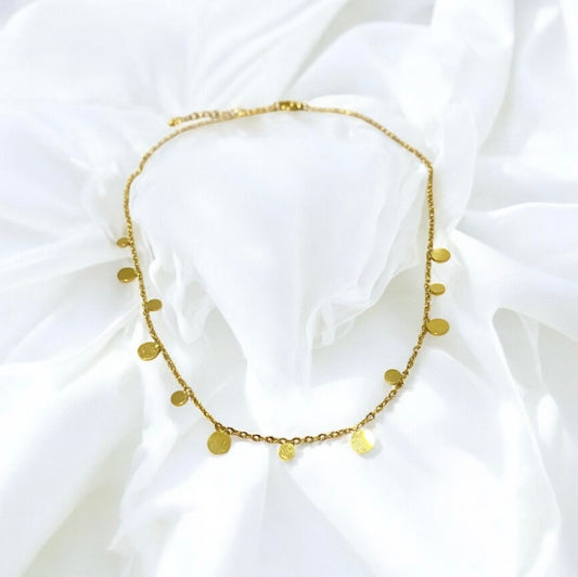 gold stainless steel necklace