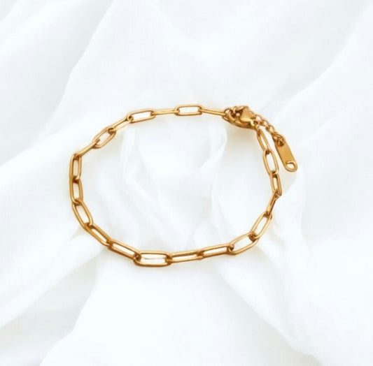 golden stainless steel bracelet