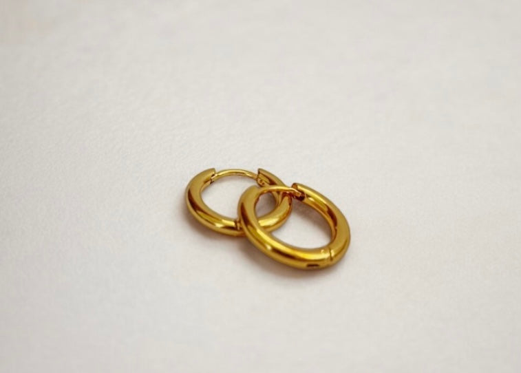 Gold Huggie Earrings