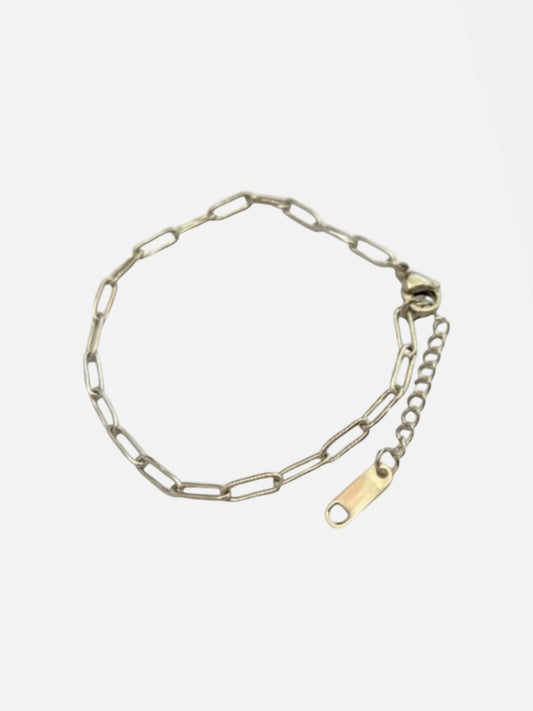 Paperclip Bracelet - Silver