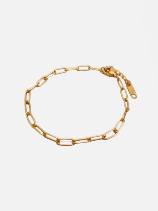 Paperclip Bracelet - gold