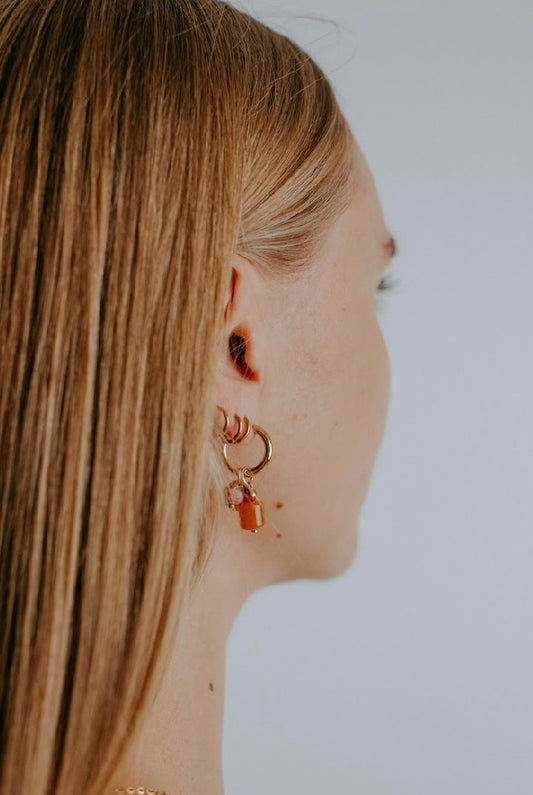 Sunlit Stone Earrings